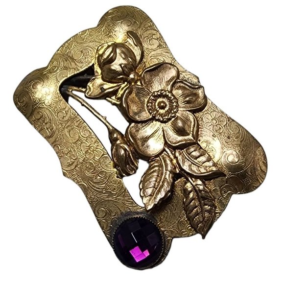 Antique Beautiful Victorian Sash Pin Brooch (A2598) - Picture 2 of 4